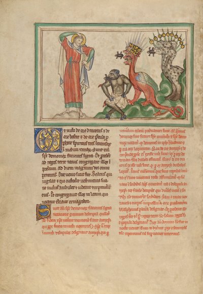Unclean Spirits Issuing from the Mouths of the Dragon, the Beast, and the False Prophet by Unbekannt Unbekannt